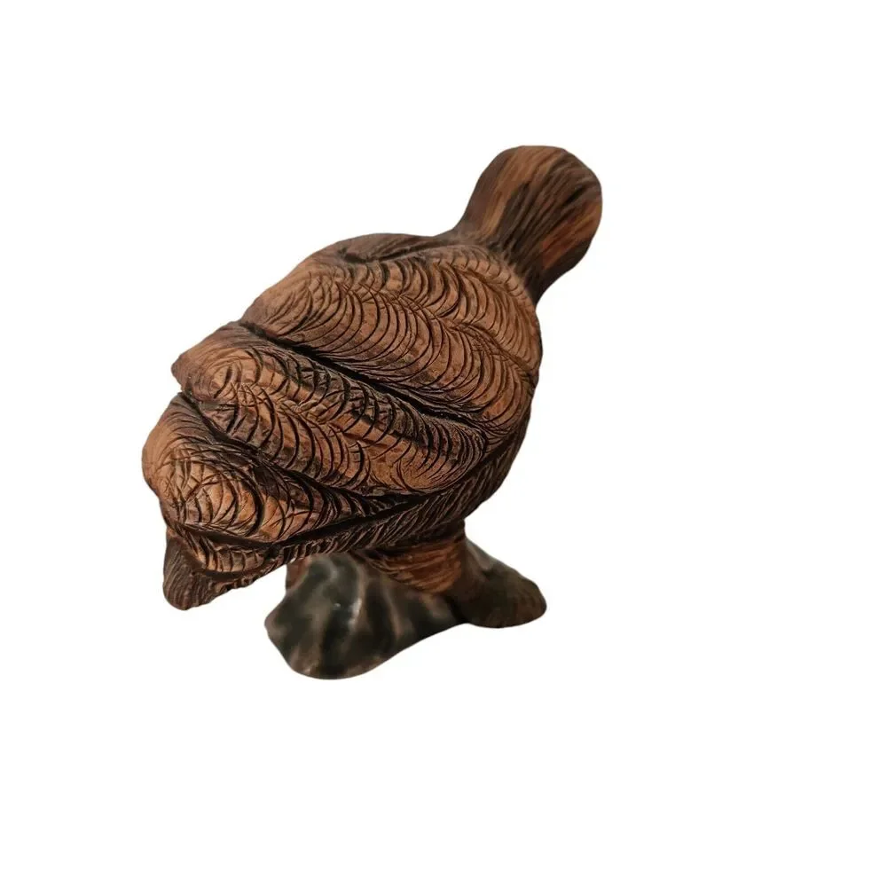 Vintage Casals Brown Bird Figurine Statue Sculpture Home Decor Collectible